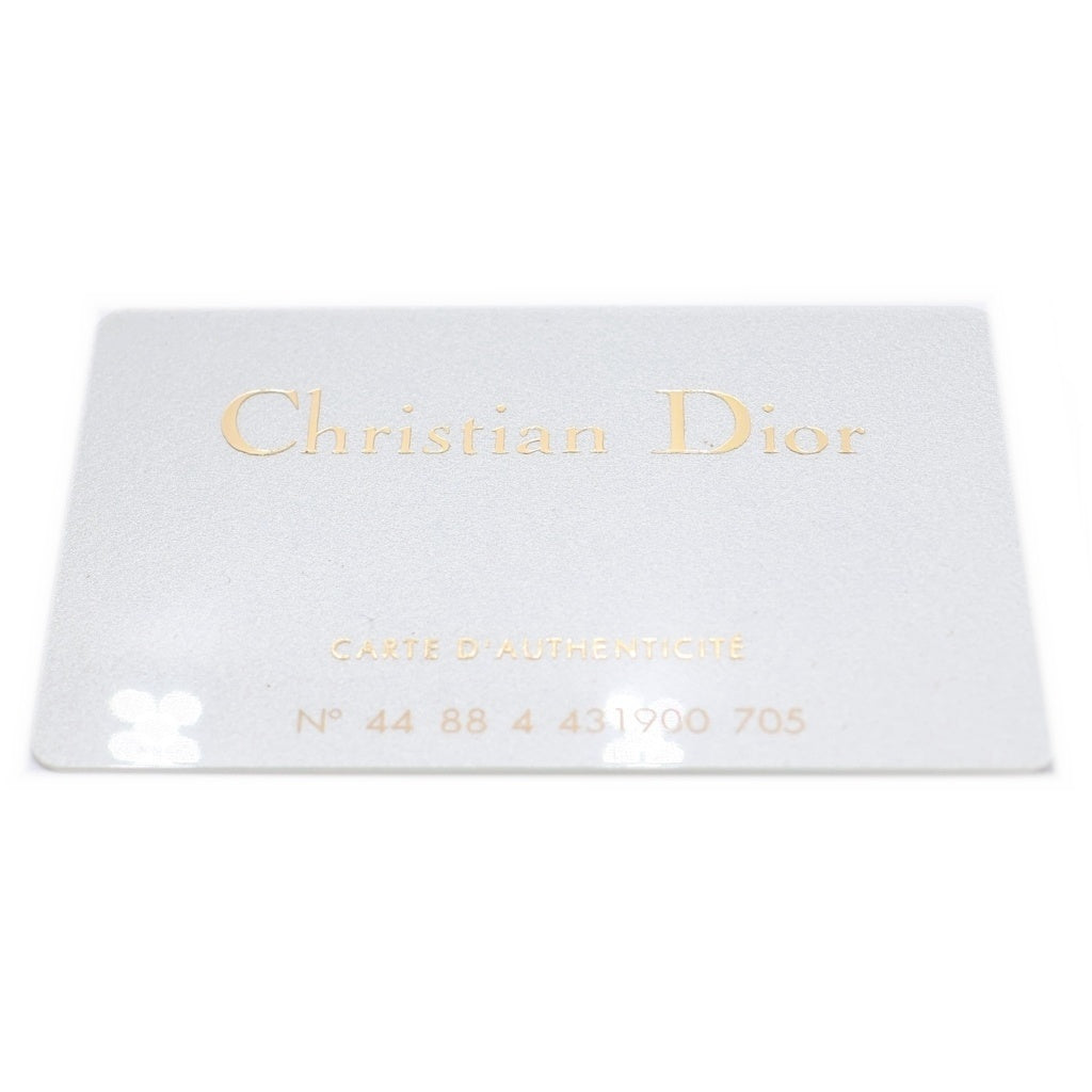 Christian Dior(クリスチャンディオール) サドルバッグ ハンドバッグ ネイビー キャンバス MC0032 レディース