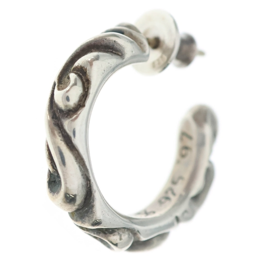CHROME HEARTS(クロムハーツ) HOOP SCROOL スクロール フープピアス シルバー BCA102