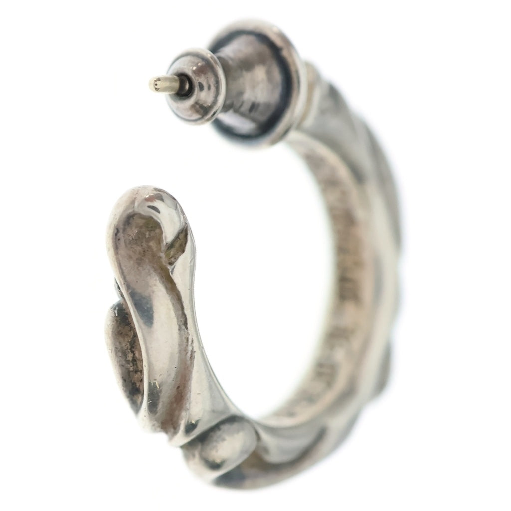 CHROME HEARTS(クロムハーツ) HOOP SCROOL スクロール フープピアス シルバー BCA102