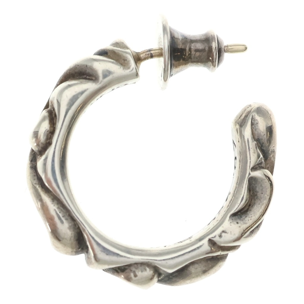 CHROME HEARTS(クロムハーツ) HOOP SCROOL スクロール フープピアス シルバー BCA102