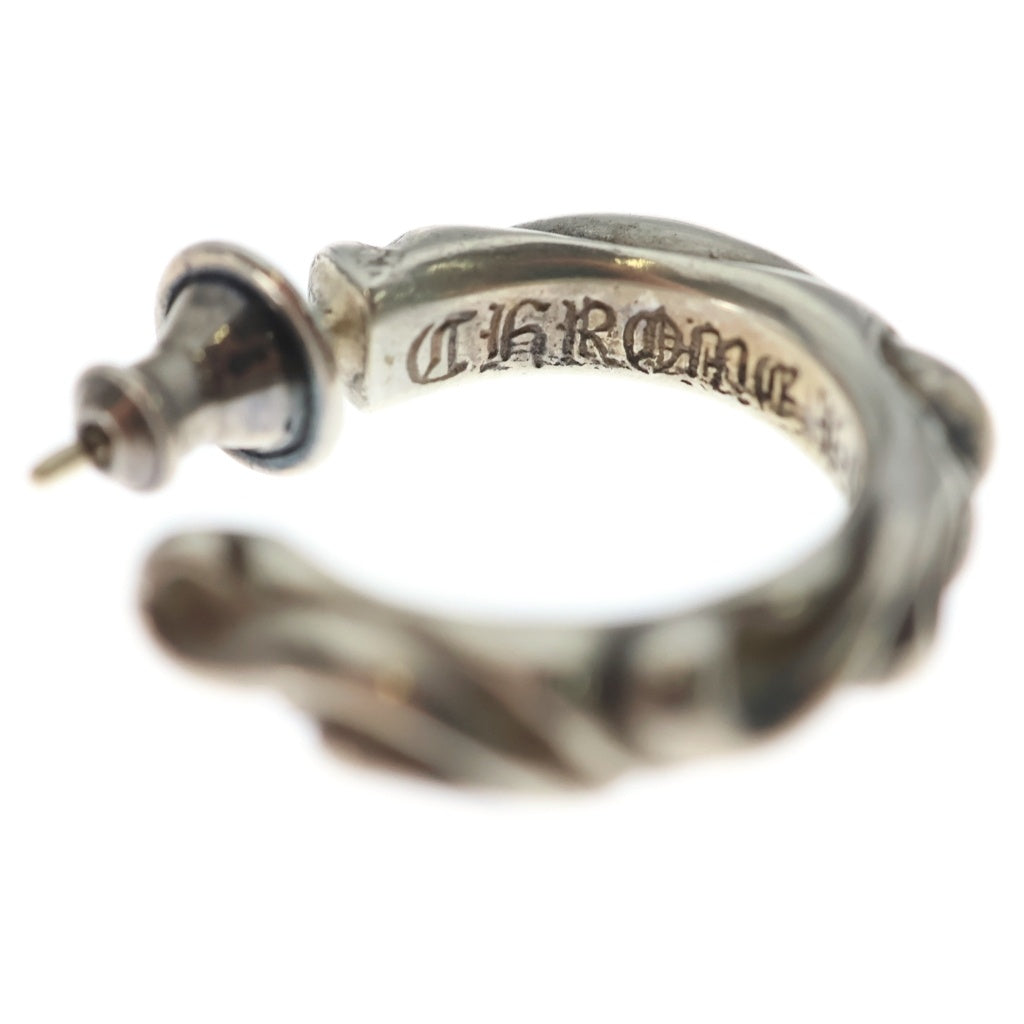CHROME HEARTS(クロムハーツ) HOOP SCROOL スクロール フープピアス シルバー BCA102