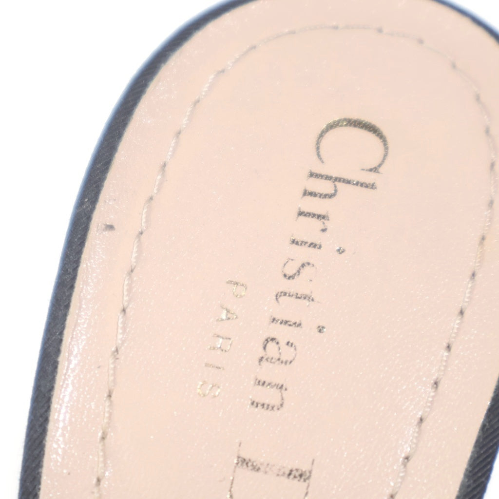 Christian Dior(クリスチャンディオール) J'ADIOR ジャディオール ラインストーン スリングバック パンプス シューズ ゴールド レディース