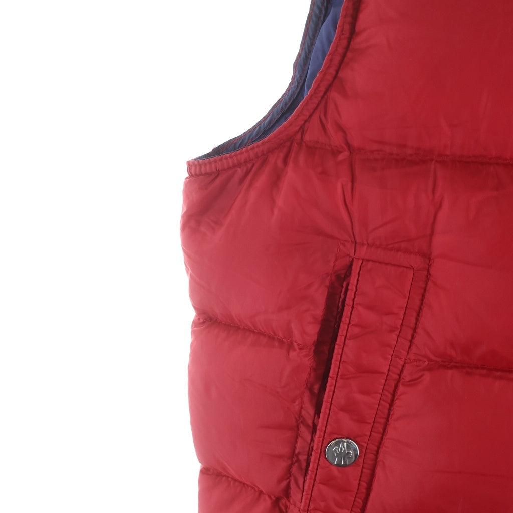MONCLER(モンクレール) BILLECART ビルカート ナイロン ダウンベスト #2 レッド/ブルー E20914338649