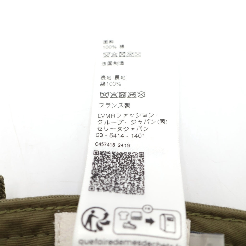 CELINE(セリーヌ) トリオンフ ロゴ刺繍キャップ カーキ #L AA0B3234X