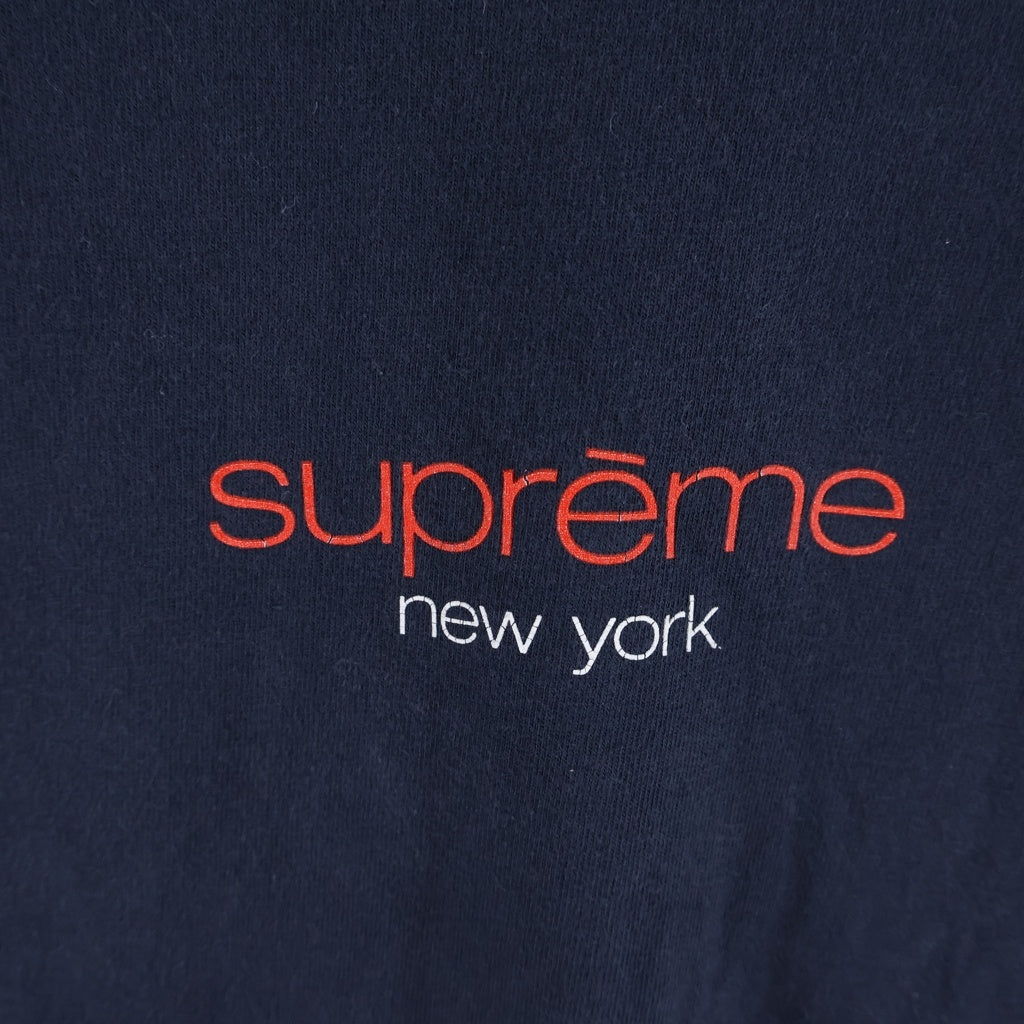 SUPREME(シュプリーム) クラッシックロゴ コットン 半袖 Tシャツ カットソー #XXL ネイビー