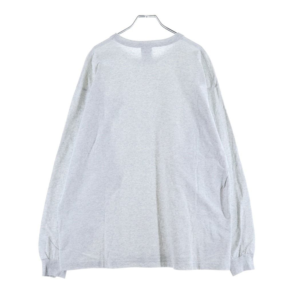 WTAPS(ダブルタップス) ×Champion チャンピオン コットン ロングスリーブTシャツ 長袖 カットソー グレー #XL C8-B413