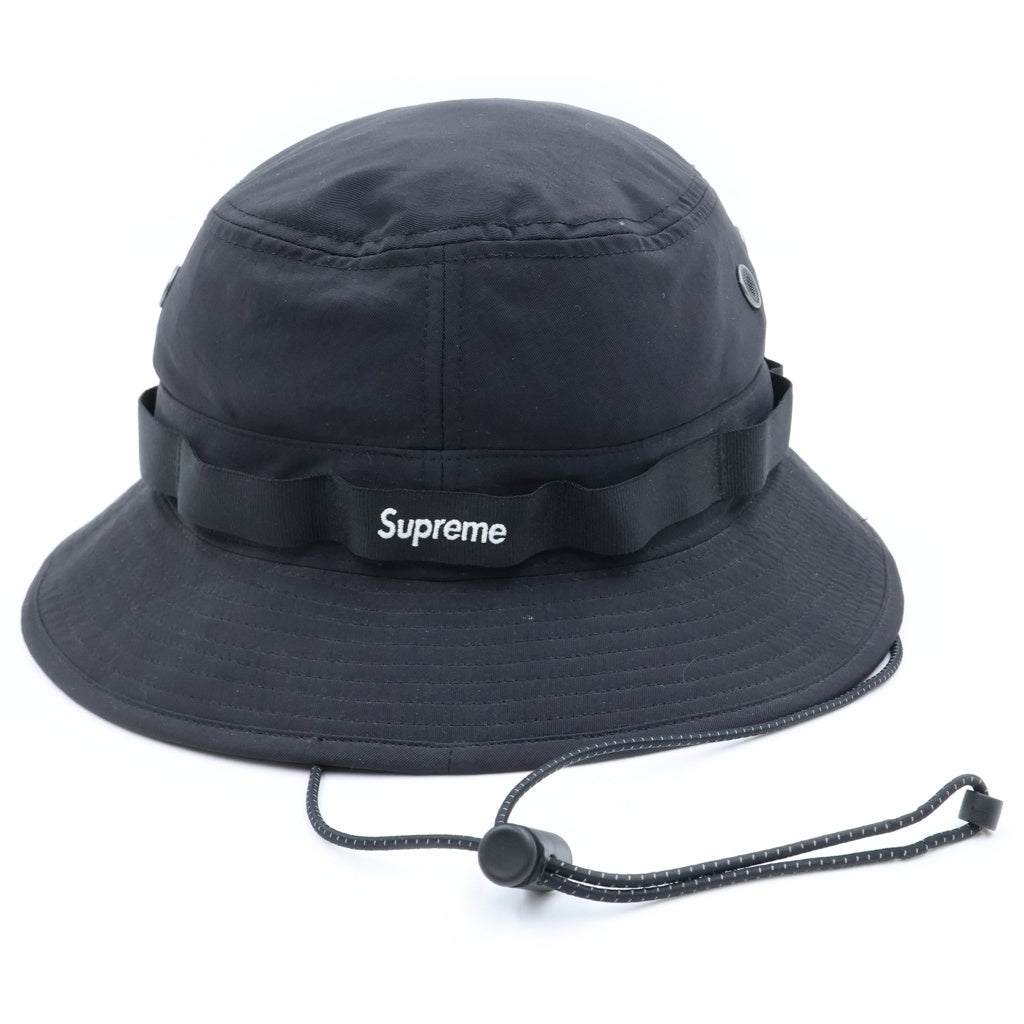 SUPREME(シュプリーム) Trekking Crusher トレッキングクラッシャー ナイロン バケットハット バケハ 帽子 #L ブラック NN022501