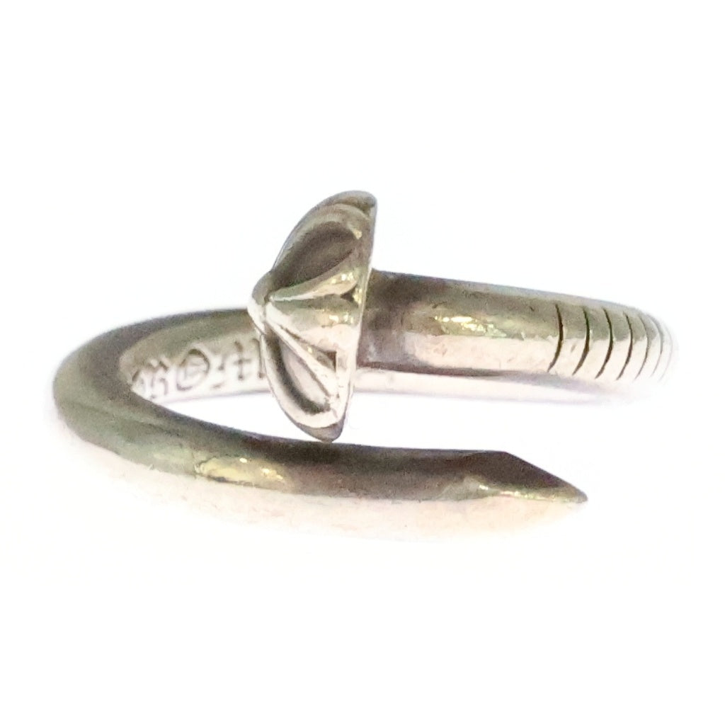 CHROME HEARTS(クロムハーツ) NAIL RING CROSS BALL ネイルリング クロスボール SV925 シルバー レディース