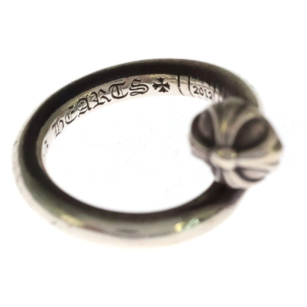 CHROME HEARTS(クロムハーツ) NAIL RING CROSS BALL ネイルリング クロスボール SV925 シルバー レディース