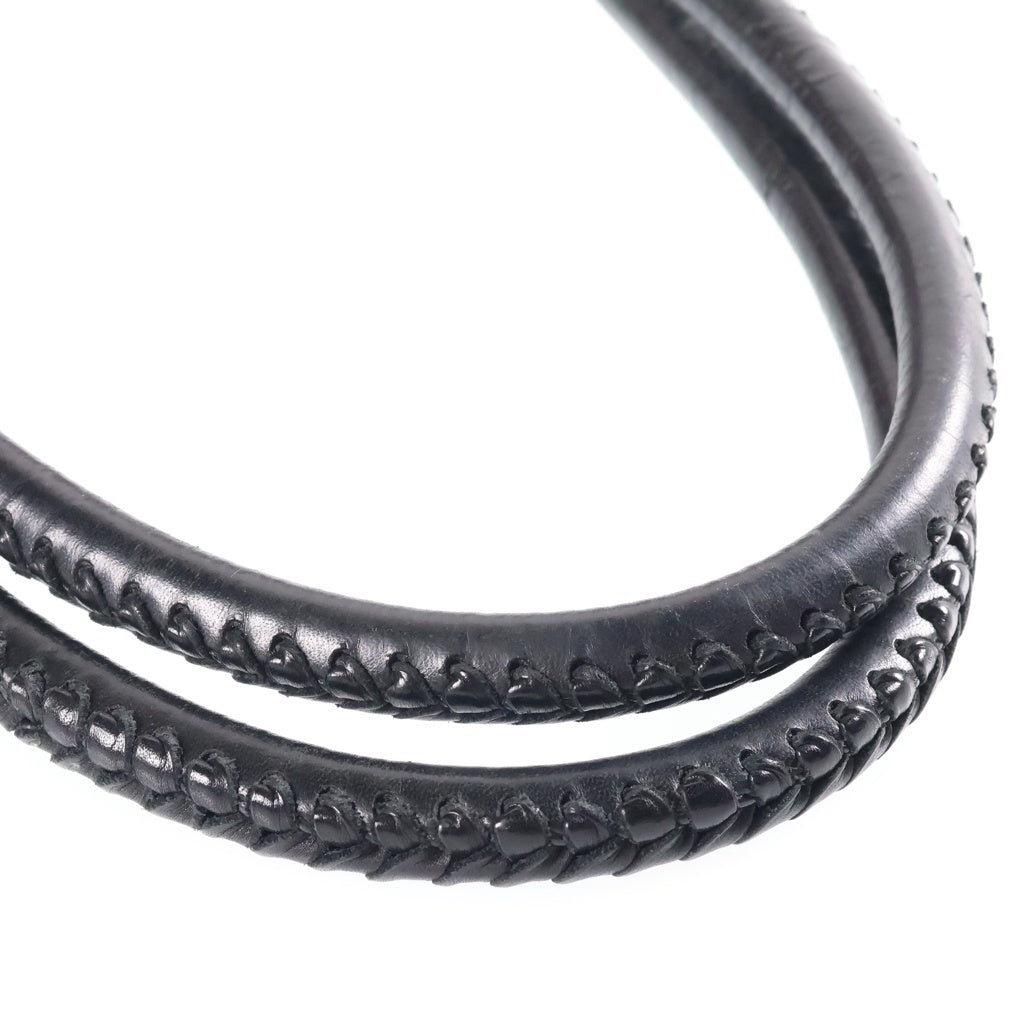 CHROME HEARTS(クロムハーツ) FS TOTE MULTI FSトート マルチクロスパッチ レザー ブラック/マルチカラー