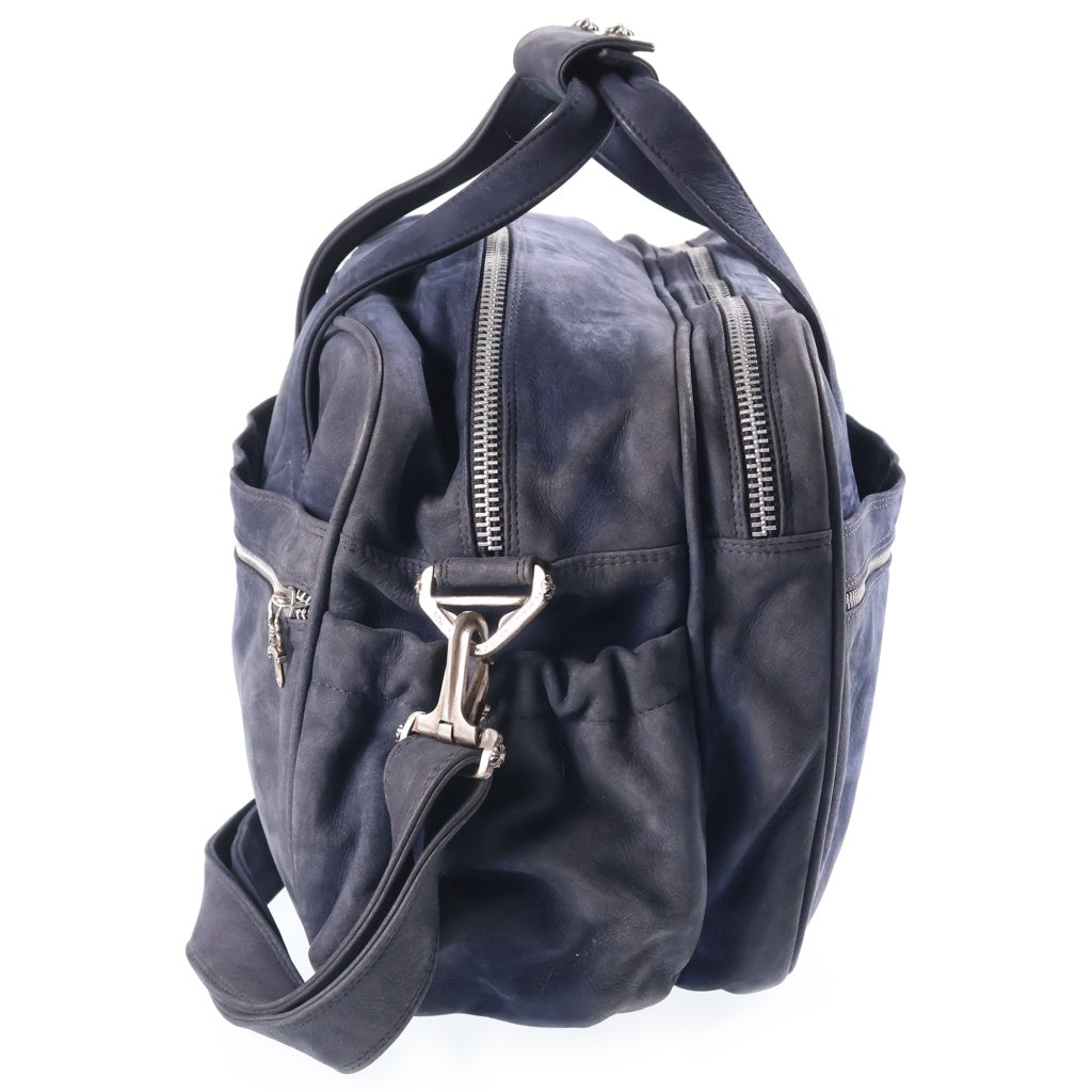 CHROME HEARTS(クロムハーツ) DIAPER BAG ダイパーバッグ ダガージップ スウェード ネイビー