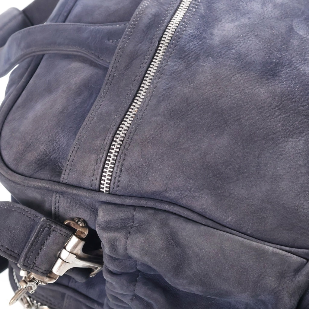 CHROME HEARTS(クロムハーツ) DIAPER BAG ダイパーバッグ ダガージップ スウェード ネイビー