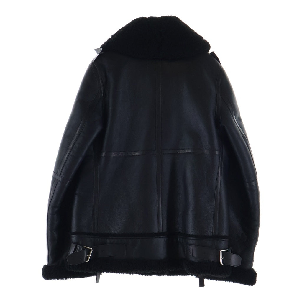 Acne Studios(アクネ ストゥディオズ) ムートンジャケット ボア レザー ブラック レディース