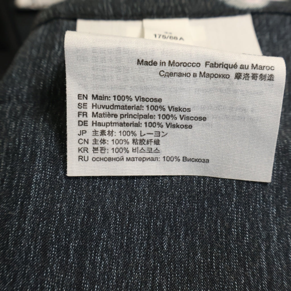 Acne Studios(アクネ ストゥディオズ) Yシャツ 長袖 ネオン柄 レーヨン ブラック #44 レディース