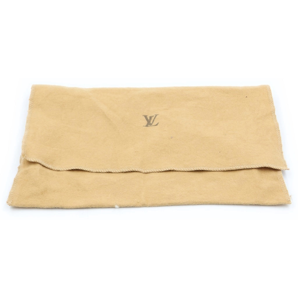 LOUIS VUITTON(ルイヴィトン) モノグラム ポシェットアクセソワール ハンドバッグ ポーチ ケース ブラウン レザー×PVC M51980 ゴールド金具 レディース