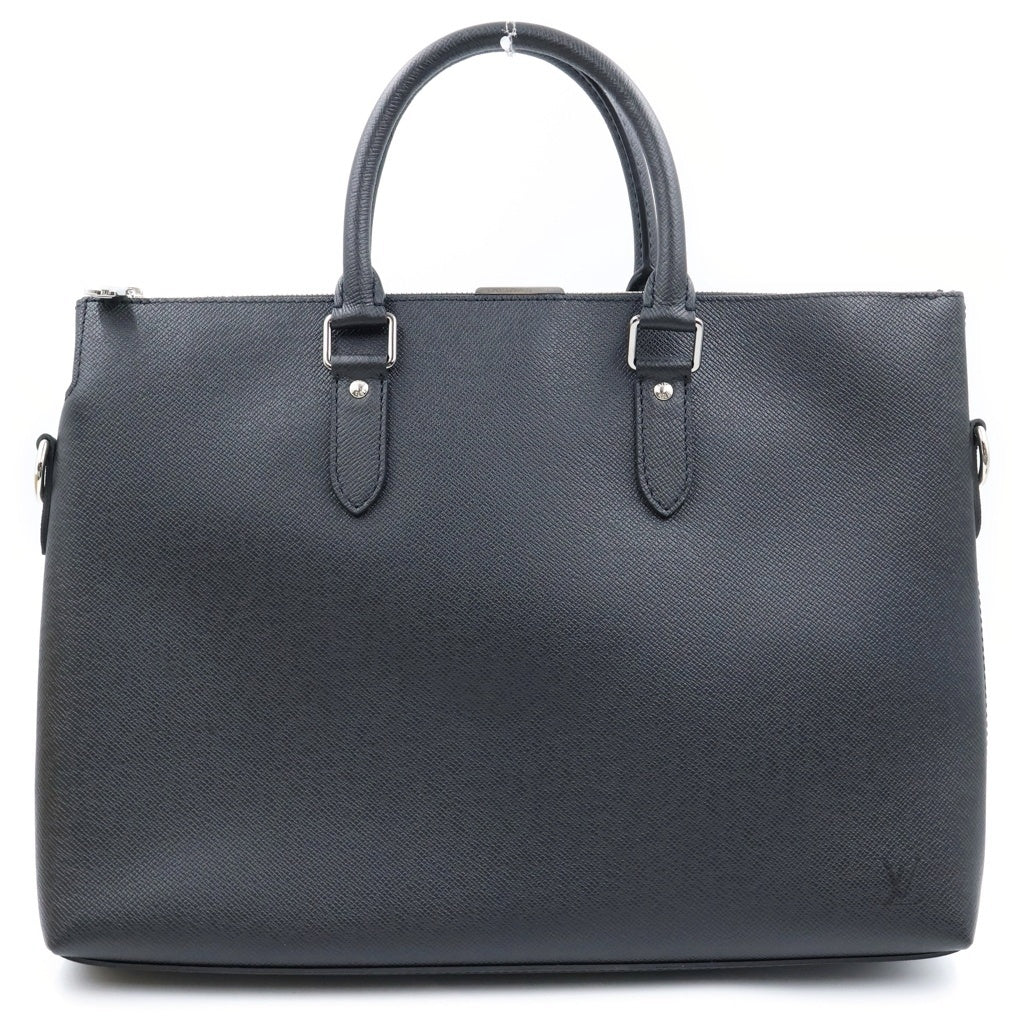 LOUIS VUITTON(ルイヴィトン) タイガ アントン ブリーフケース レザー ビジネスバッグ ハンドバッグ ICタイプ ブラック M33417