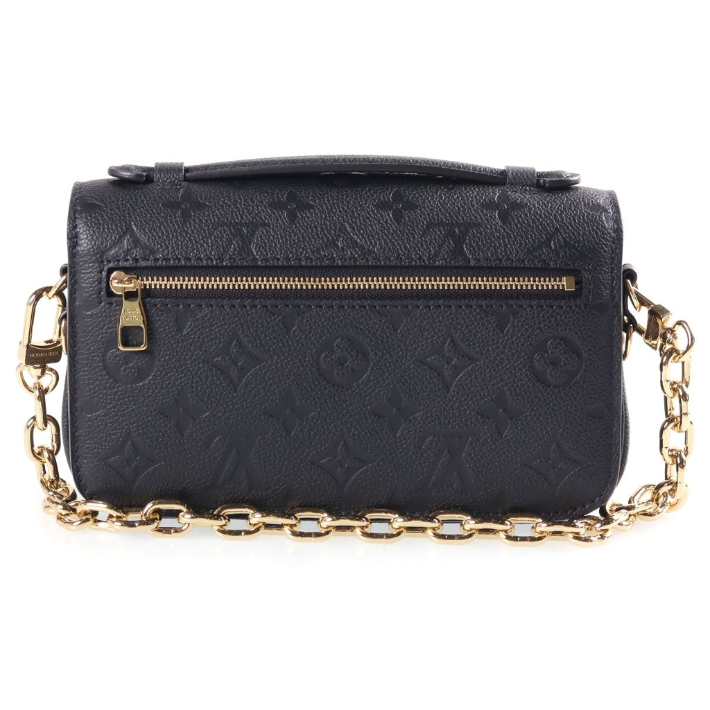 LOUIS VUITTON(ルイヴィトン) モノグラムアンプラント ポシェットメティスEW 2WAYショルダーバッグ チェーンバッグ ハンドバッグ ブラック レザー M46595 ゴールド金具 レディース