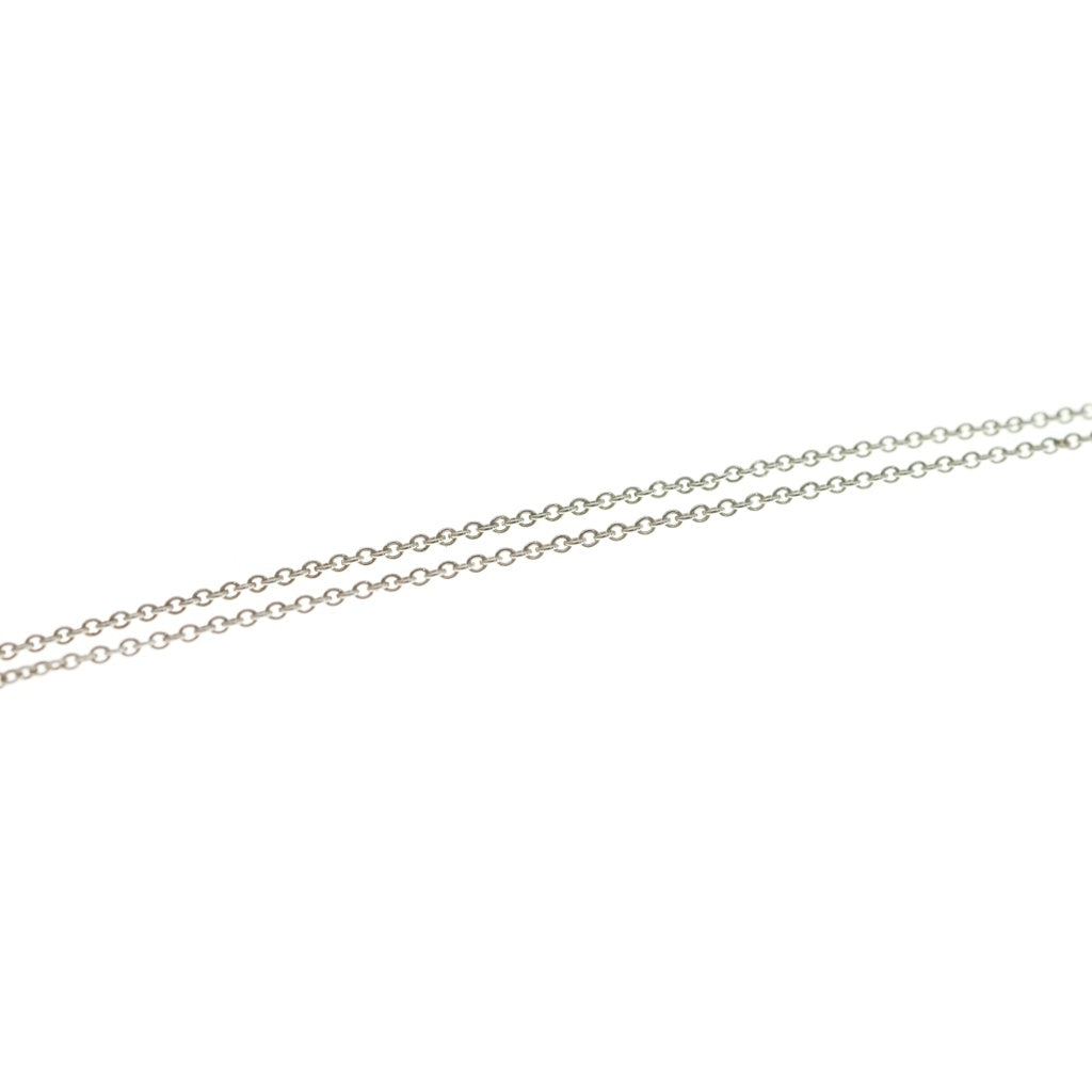TIFFANY & Co.(ティファニー) エルサペレッティ バイザヤード ネックレス ペンダント チェーン アクアマリン SV925 シルバー×ライトブルー レディース
