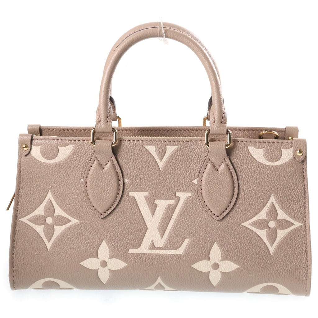 LOUIS VUITTON(ルイヴィトン) モノグラムアンプラント バイカラー オンザゴーEW ハンドバッグ ショルダーバッグ 2WAY ベージュ レザー M23641 レディース
