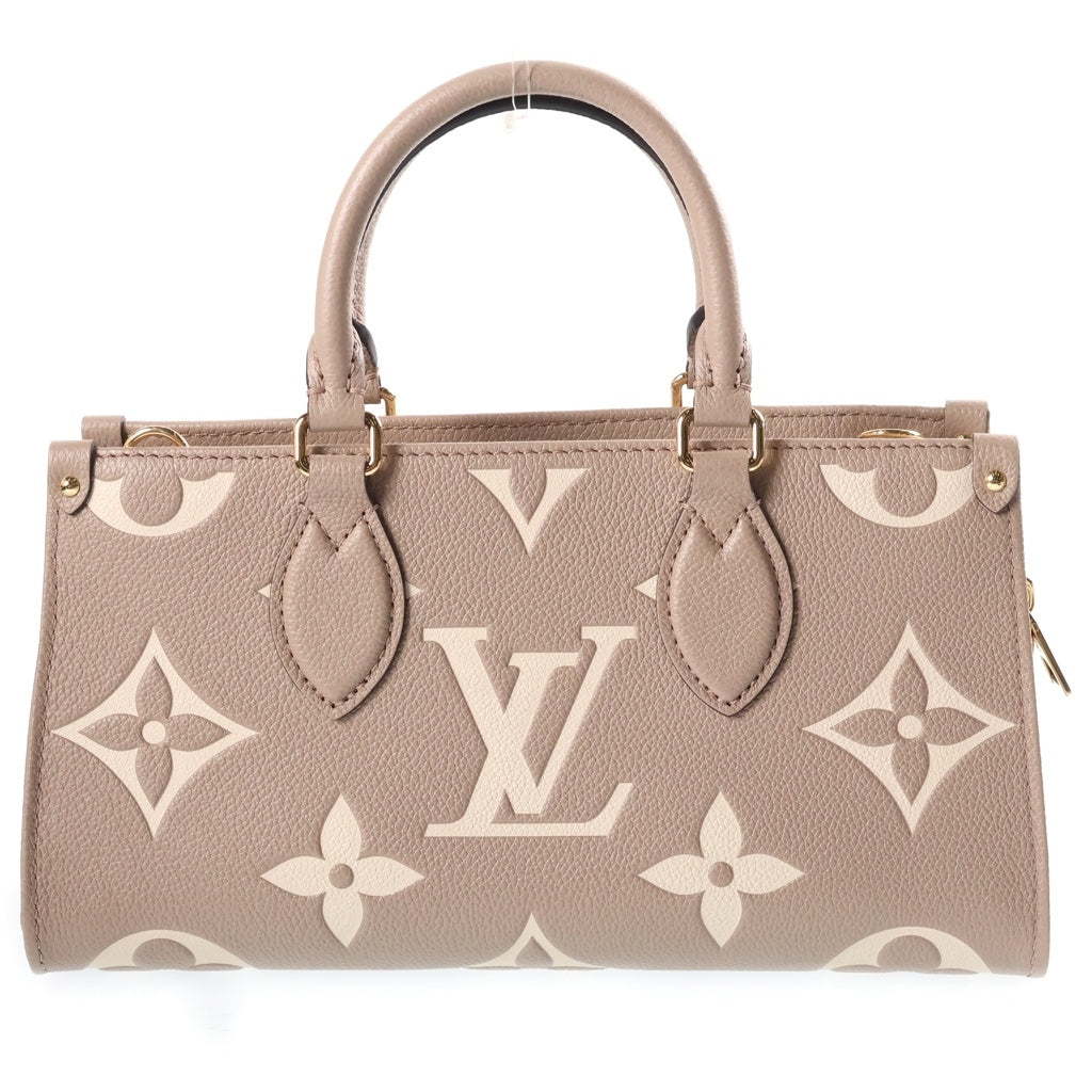 LOUIS VUITTON(ルイヴィトン) モノグラムアンプラント バイカラー オンザゴーEW ハンドバッグ ショルダーバッグ 2WAY ベージュ レザー M23641 レディース