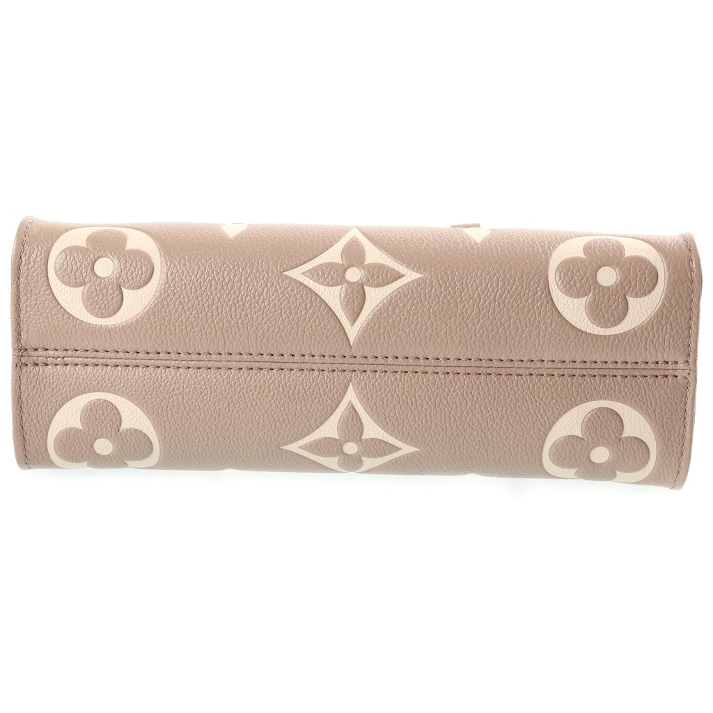 LOUIS VUITTON(ルイヴィトン) モノグラムアンプラント バイカラー オンザゴーEW ハンドバッグ ショルダーバッグ 2WAY ベージュ レザー M23641 レディース