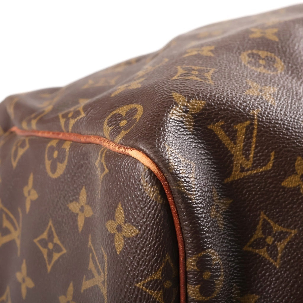 LOUIS VUITTON(ルイヴィトン) モノグラム キーポル55 ボストンバッグ ハンドバッグ PVC×レザー ブラウン M41424
