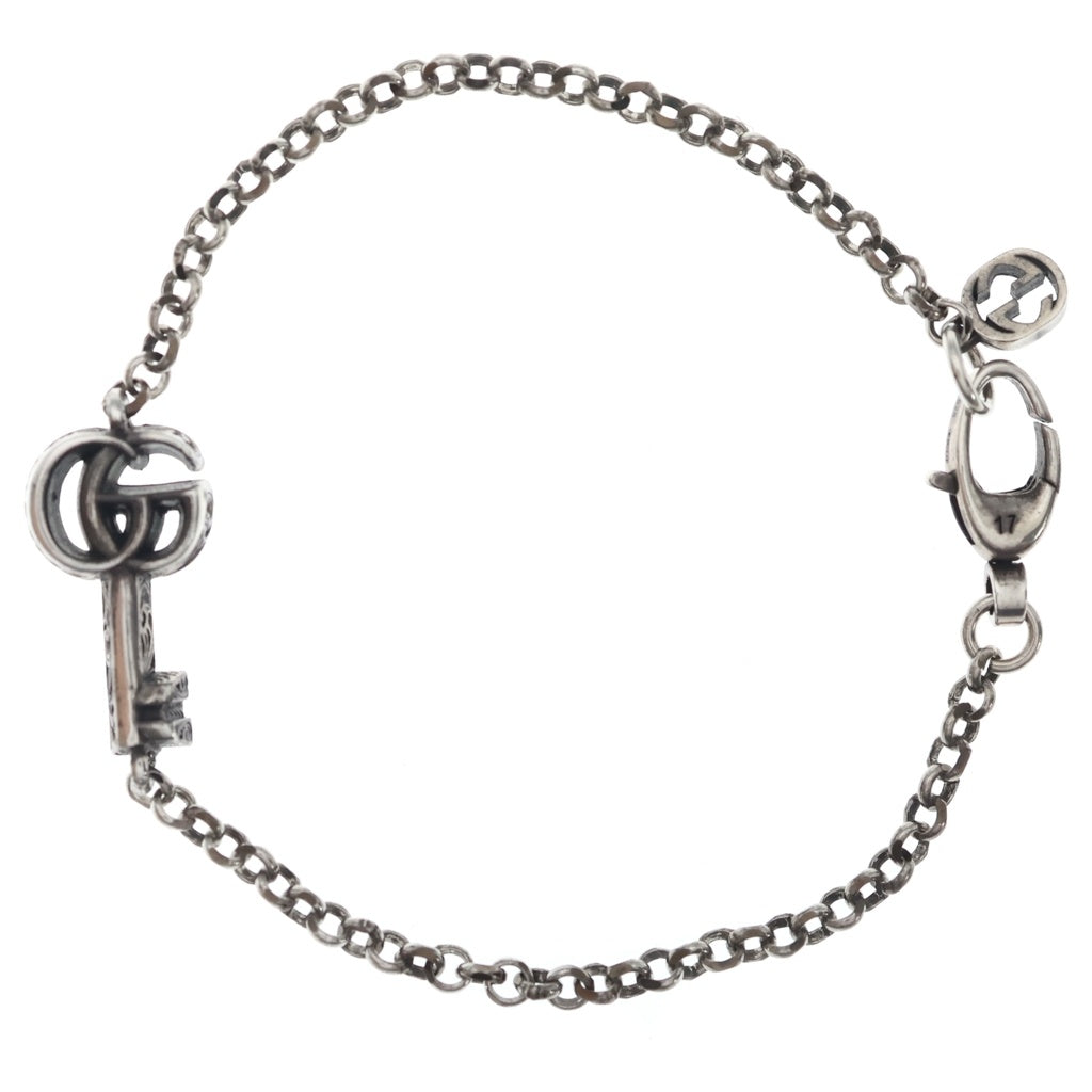 GUCCI(グッチ) ダブルG キーブレスレット Ag925 シルバー YBA632207001 レディース