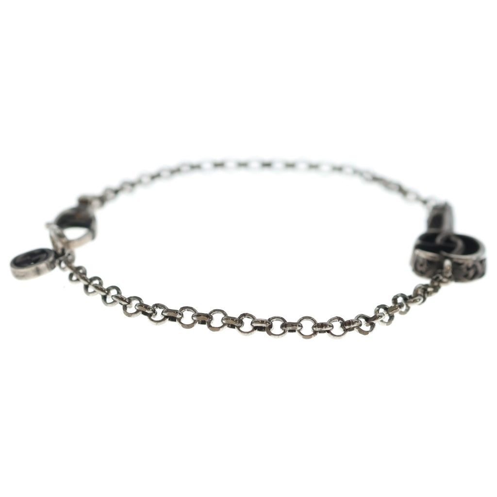 GUCCI(グッチ) ダブルG キーブレスレット Ag925 シルバー YBA632207001 レディース
