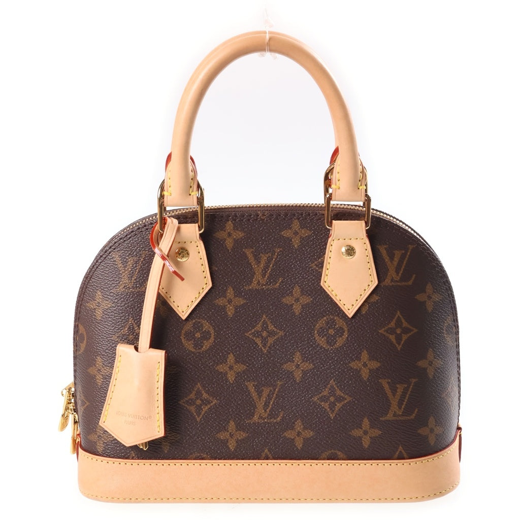 LOUIS VUITTON(ルイヴィトン) モノグラム アルマBB PVC レザー2WAY ハンドバッグ ショルダーバッグ ブラウン M53152 RFID レディース