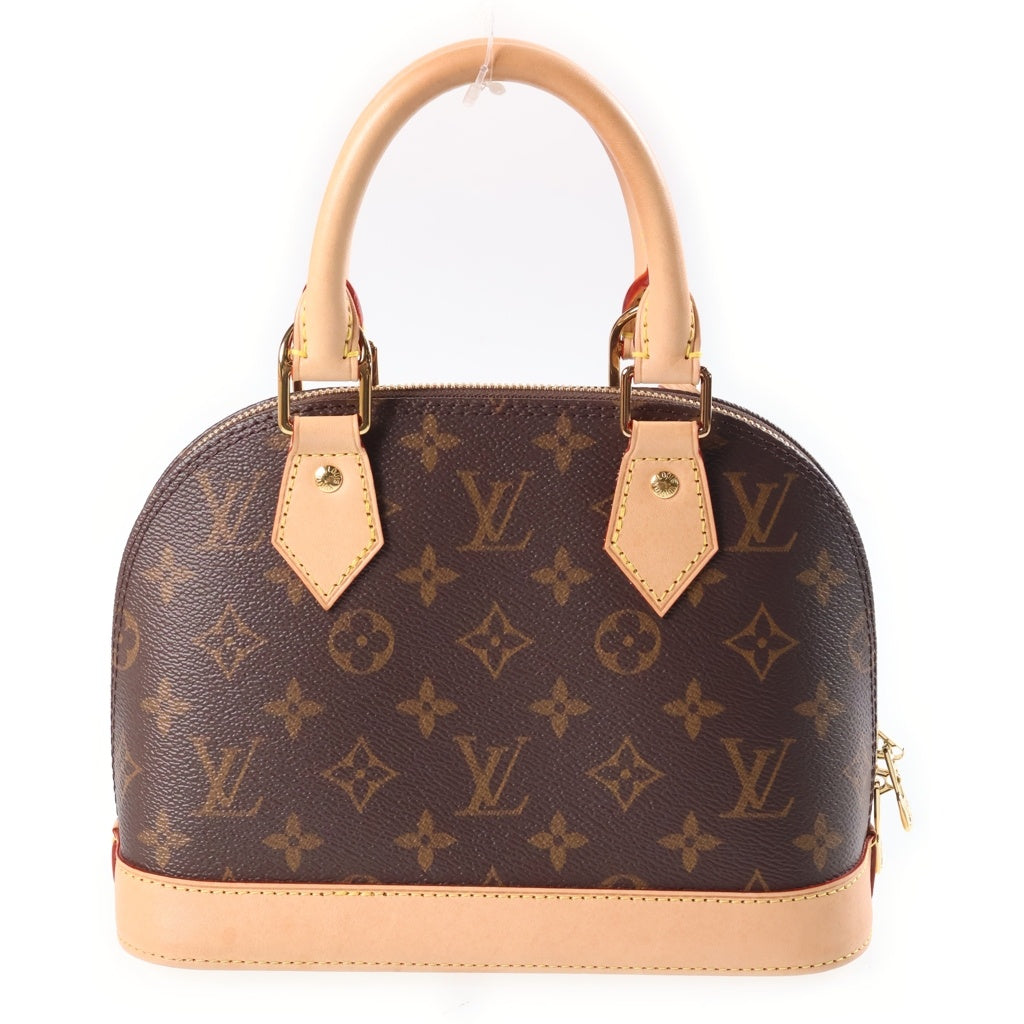 LOUIS VUITTON(ルイヴィトン) モノグラム アルマBB PVC レザー2WAY ハンドバッグ ショルダーバッグ ブラウン M53152 RFID レディース