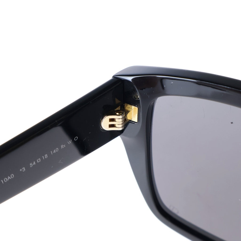Christian Dior(クリスチャンディオール) DiorGlow ディオールグロー CDロゴ スクエアフレーム サングラス アイウェア 54□18-140 ブラック レディース
