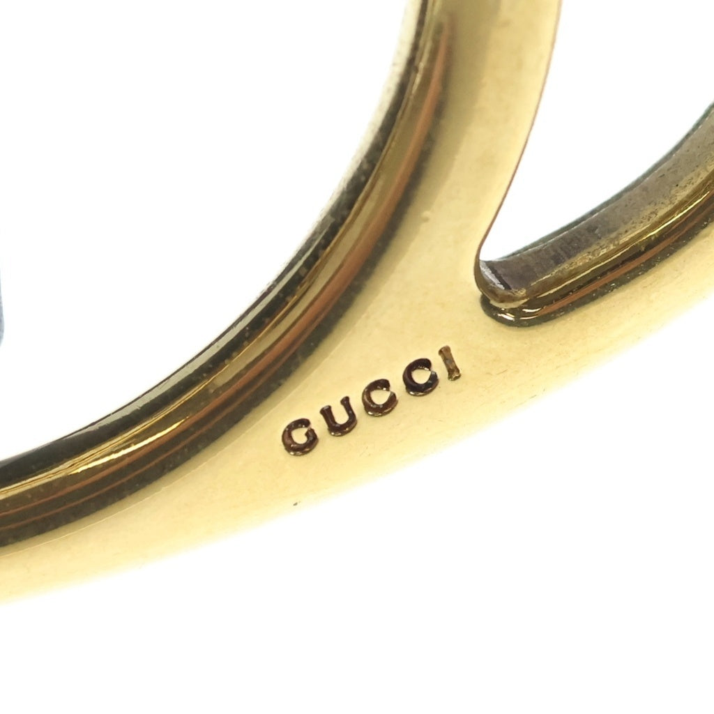 GUCCI(グッチ) グッチシマ レザーベルト ブラック ゴールド金具