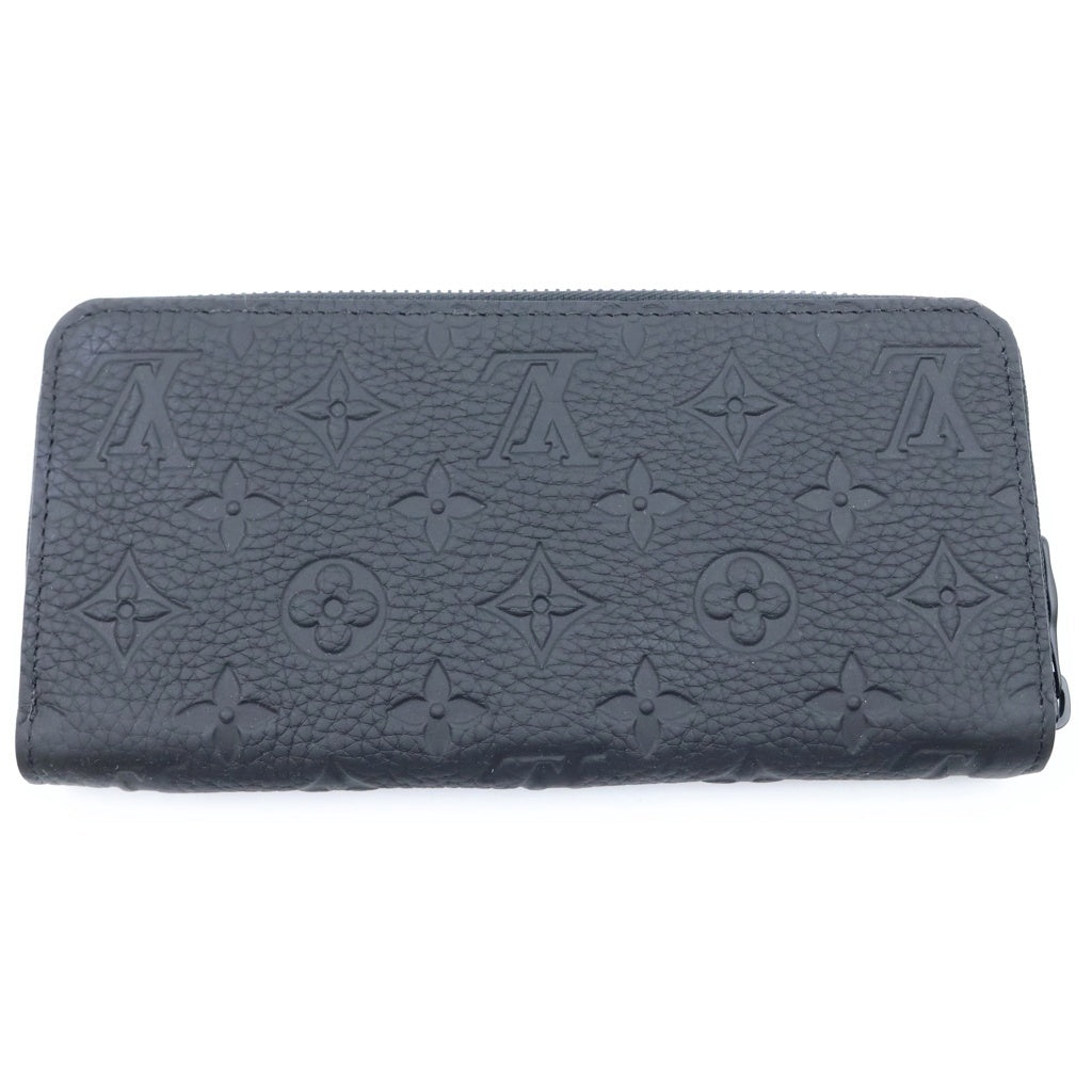 LOUIS VUITTON(ルイヴィトン) ジッピーウォレット ホリゾンタル モノグラム アンプラント 長財布 ラウンドファスナー レザー ブラック M11721