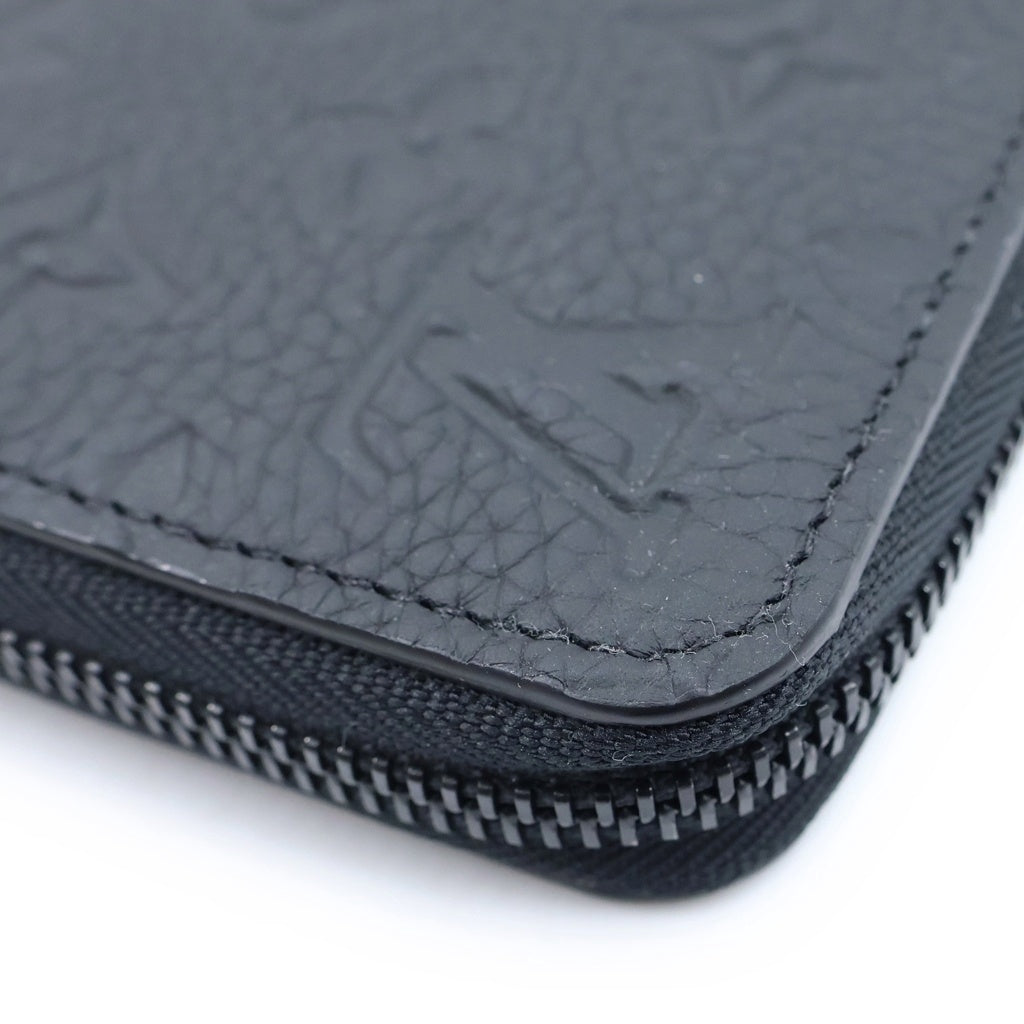 LOUIS VUITTON(ルイヴィトン) ジッピーウォレット ホリゾンタル モノグラム アンプラント 長財布 ラウンドファスナー レザー ブラック M11721