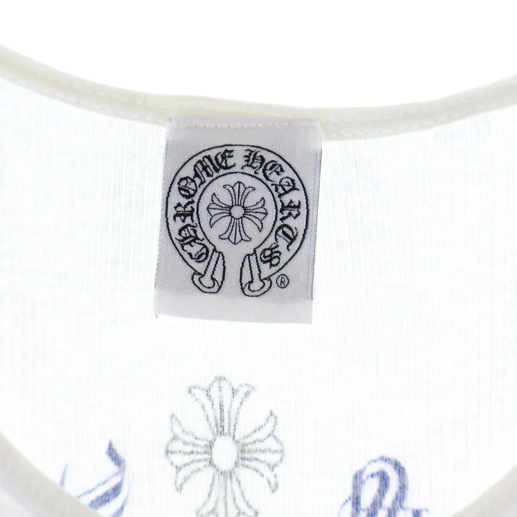 CHROME HEARTS(クロムハーツ) CHプラスロゴプリント タンクトップ ホワイト レディース