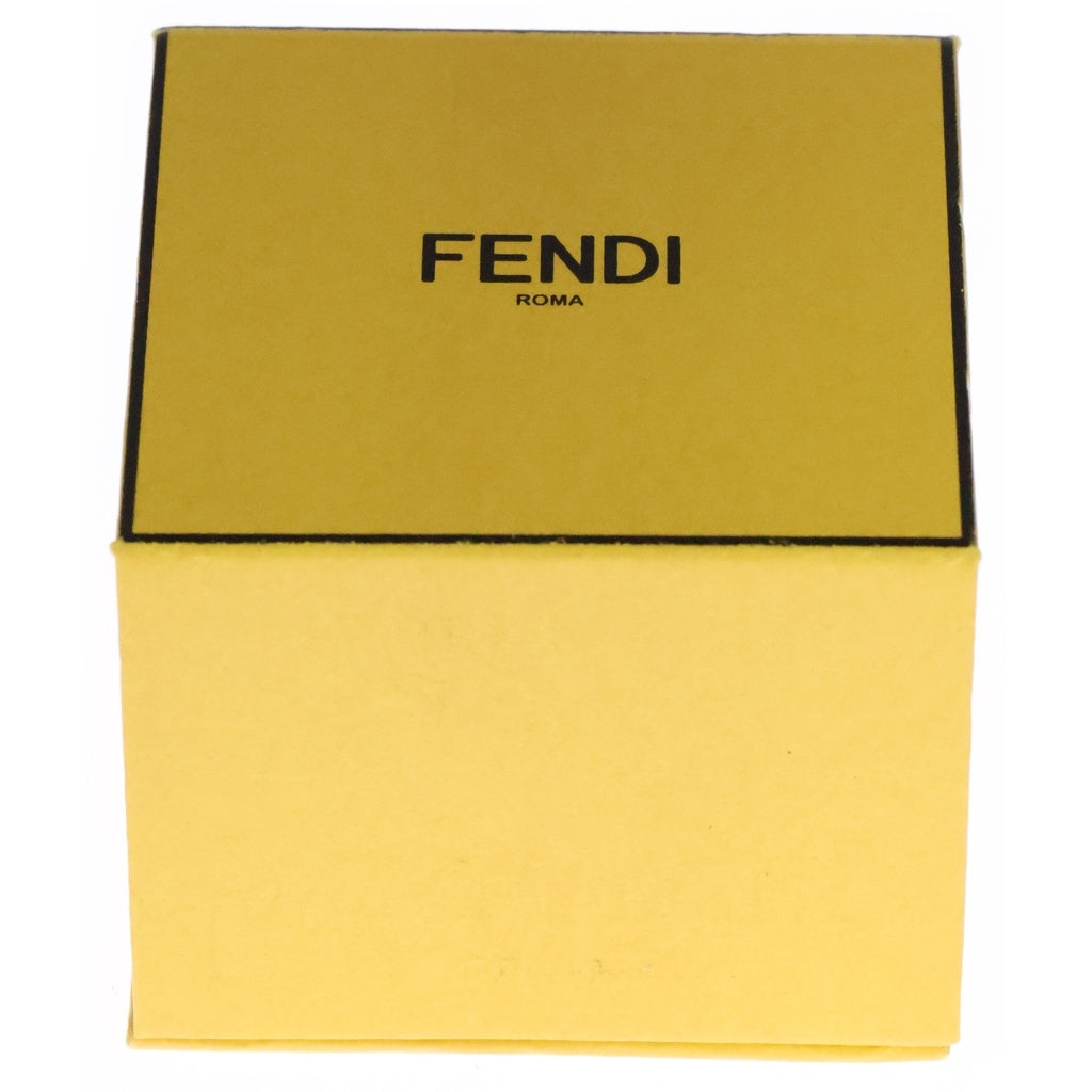 FENDI(フェンディ) バゲット ロゴリング シルバー #S