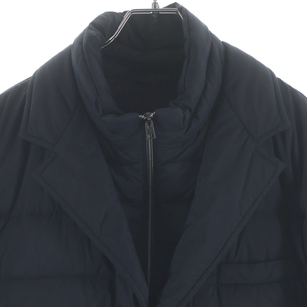 HERNO(ヘルノ) テーラード レイヤード ジップアップダウンジャケット ネイビー PI001ULE-19288-9200 レディース