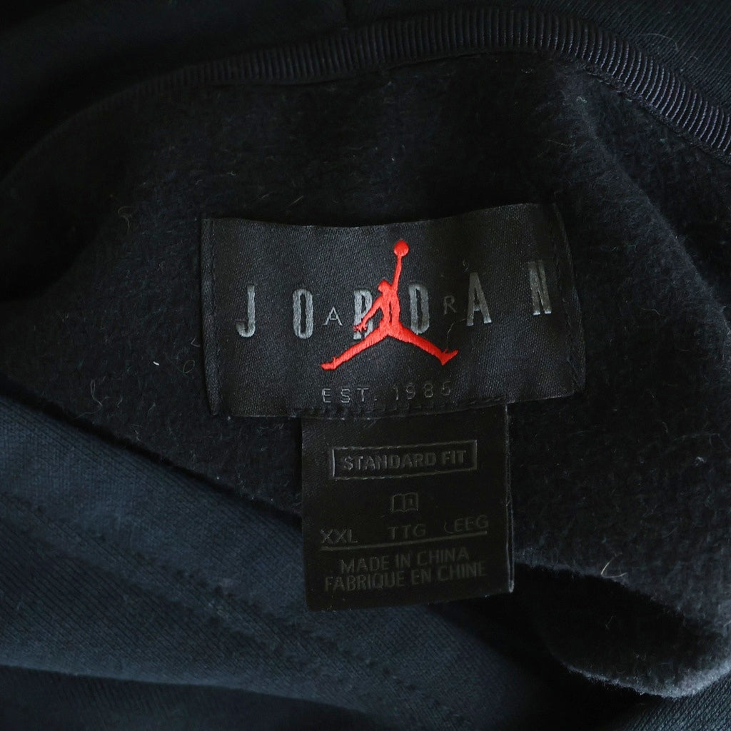 JORDAN BRAND(ジョーダンブランド) Jordan Why Not ジョーダンロゴ刺繍 両面プリント プルオーバーパーカー フーディー ブラック DD3320-010