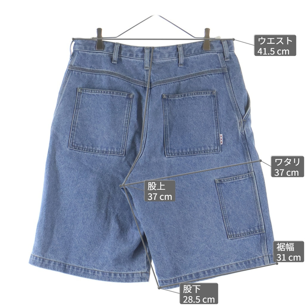 HUMAN MADE(ヒューマンメイド) DENIM PAINTER SHORTS デニム ペインター ショーツ ハーフパンツ インディゴ HM29PT017