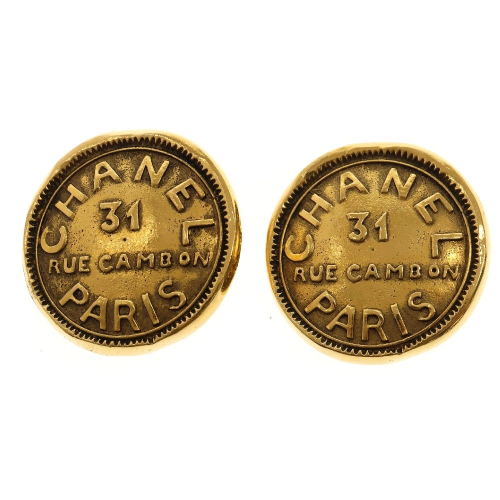 CHANEL(シャネル) RUE CAMBON 31 カルボンライン イヤリング GP ゴールド アクセサリー