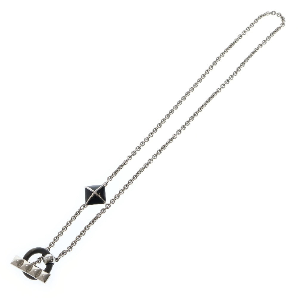 HERMES(エルメス) メドールXO ネックレス バッファローホーン シルバー ペンダント チェーン
