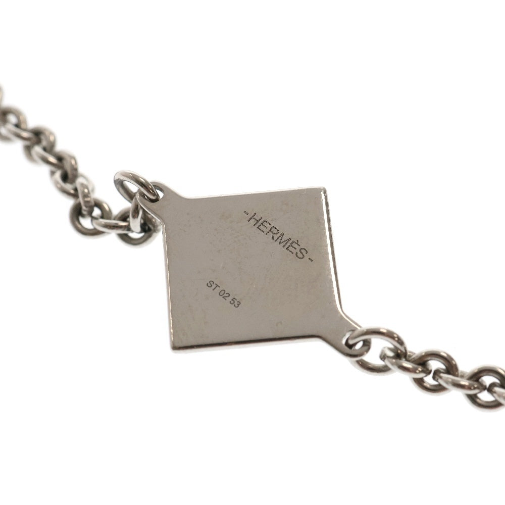 HERMES(エルメス) メドールXO ネックレス バッファローホーン シルバー ペンダント チェーン