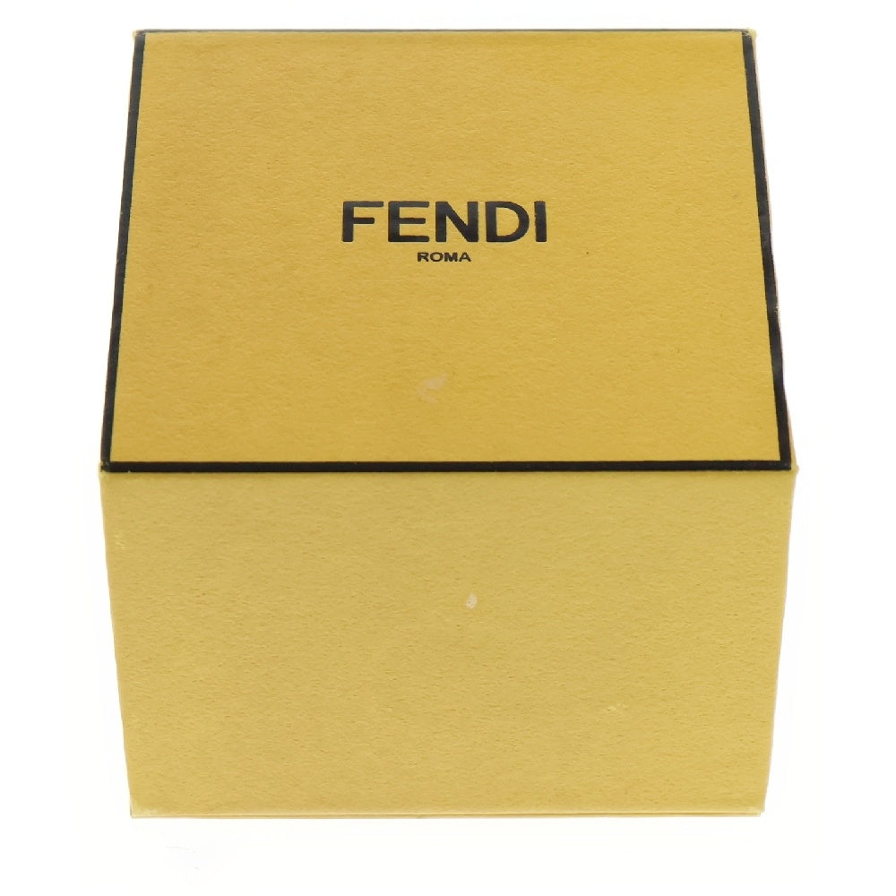 FENDI(フェンディ) エフイズ ラインストーン ピアス シルバー メタル アクセサリー