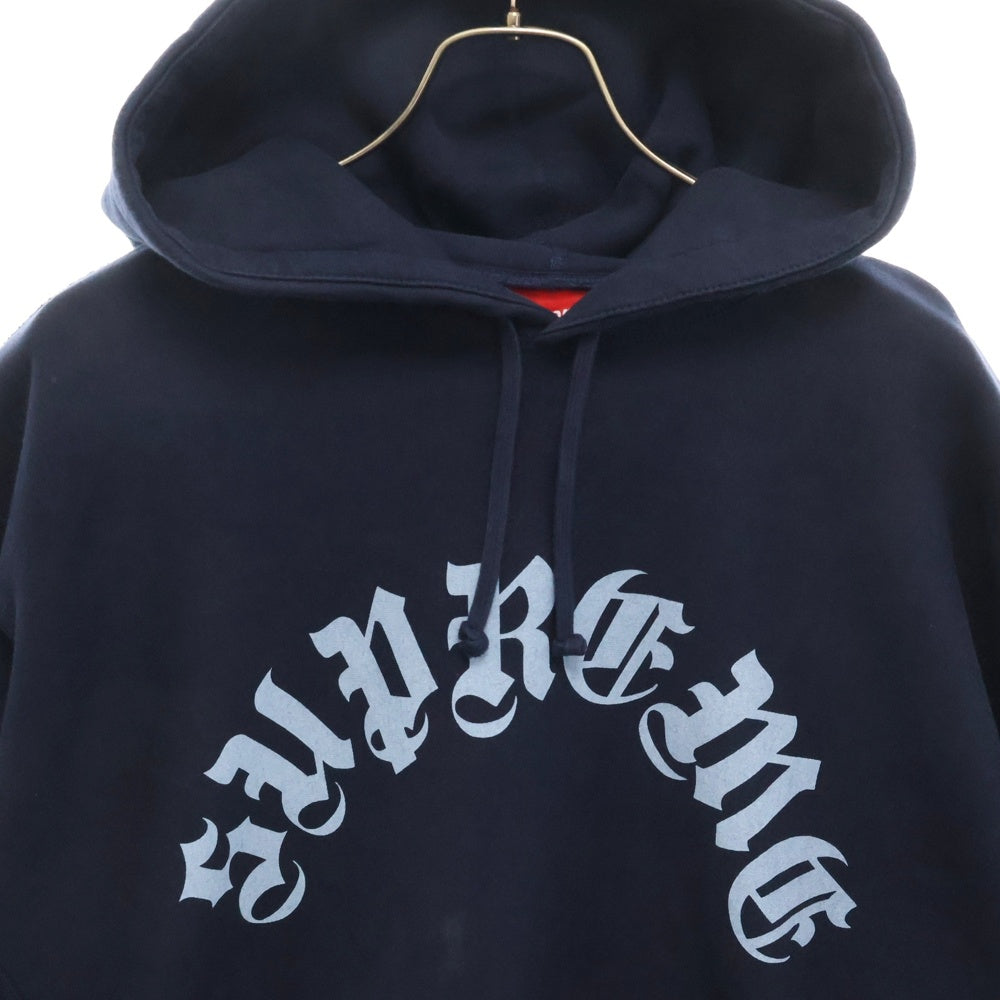 SUPREME(シュプリーム) 24AW Printed Arc Hooded Sweatshirt アークロゴプリント スウェットプルオーバーパーカー フーディー ネイビー