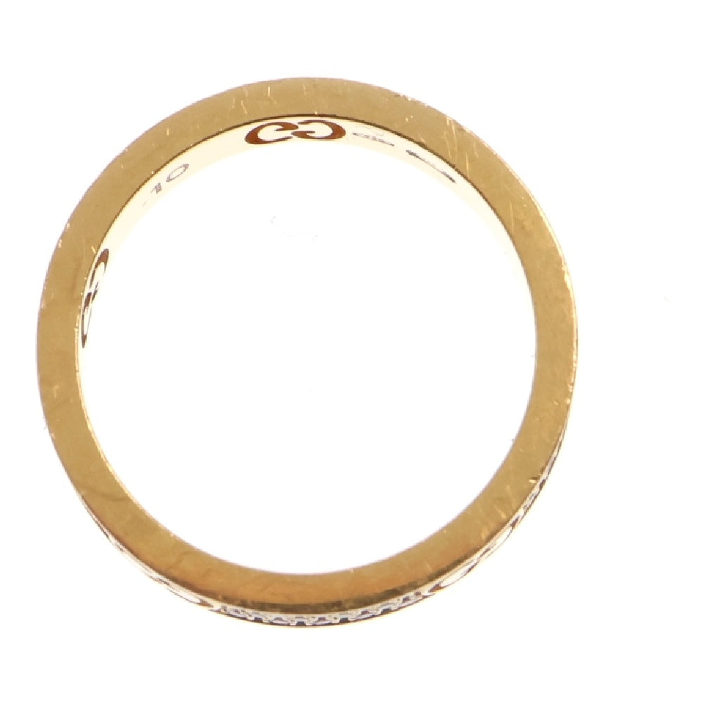GUCCI(グッチ) GGアイコン スターダスト ピンクサファイア リング 750 K18 PG ピンクゴールド 指輪