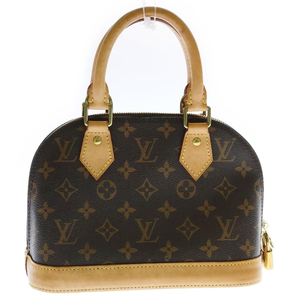 LOUIS VUITTON(ルイヴィトン) モノグラム アルマBB レザーハンドバッグ ブラウン M53152