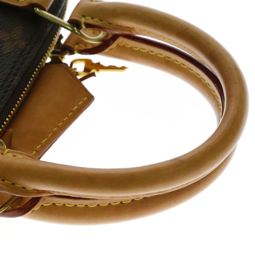 LOUIS VUITTON(ルイヴィトン) モノグラム アルマBB レザーハンドバッグ ブラウン M53152