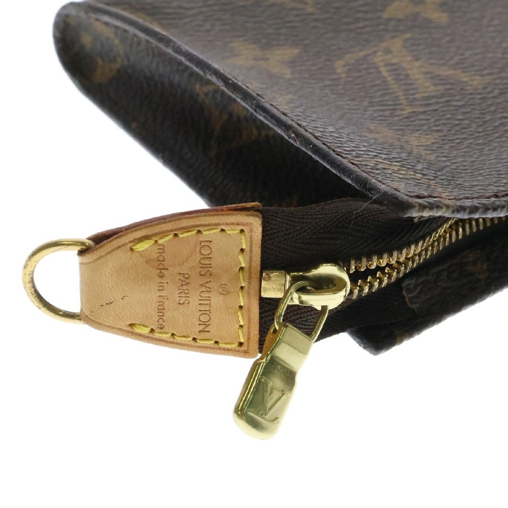 LOUIS VUITTON(ルイヴィトン) モノグラム バケットPM付属品 ポーチ ブラウン PVC×レザー