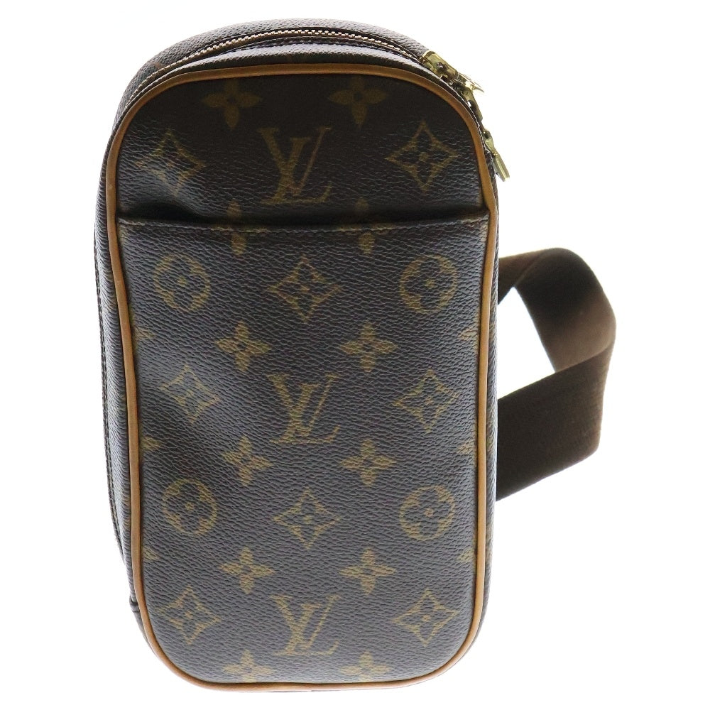 LOUIS VUITTON(ルイヴィトン) モノグラム ポシェット・ガンシュ ボディバッグ ブラウン PVC×レザー M51870