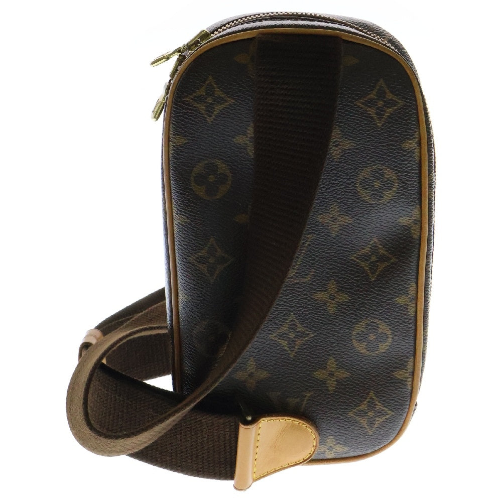 LOUIS VUITTON(ルイヴィトン) モノグラム ポシェット・ガンシュ ボディバッグ ブラウン PVC×レザー M51870